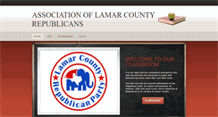 Desktop Screenshot of lamarcorepublicans.com